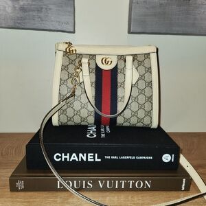 Gucci Beige and Red Women's Bag